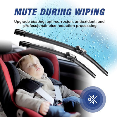 3 Wipers 24"/17"/13" Windshield Wiper Blades Replacement for GMC Terrain Chevy Equinox 2017 2016 2015 2014 2013 2012 2011 2010 OEM Quality Windshield Wiper Blades