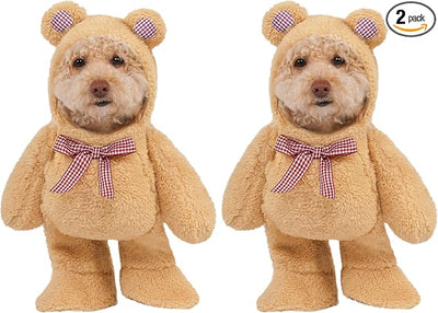 Rubies Walking Teddy Bear Pet Costume, X-Small (Pack of 2)