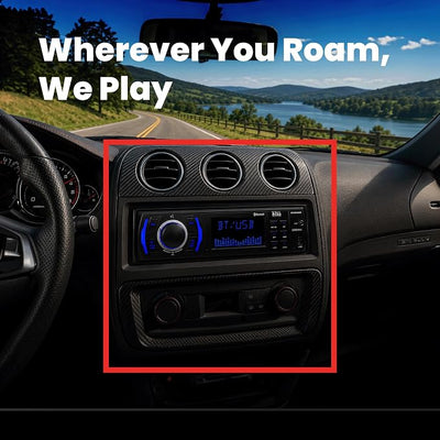BOSS Audio Systems 616UAB Car Stereo With Bluetooth - Single DIN, MP3, USB, Aux-in, AM/FM, No CD DVD Player