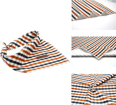 Lionheart Glory Fall Bandana - Washable Soft Dog Scarf, Square Adjustable Bandana for Small Dogs and Cats