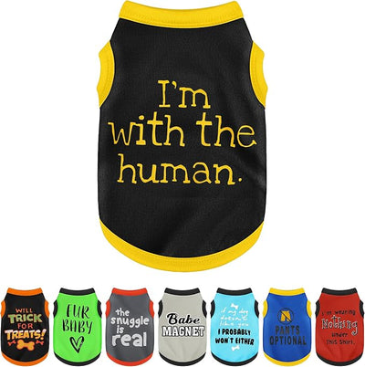 Elevate Your Pet's Seasonal Style with Playful Panache: with Adorable Beautifully Printed Dog Shirts Featuring Hilarious Printed Patterns for Airy Comfort in Summer and Fall Classic Series5 XX-Large