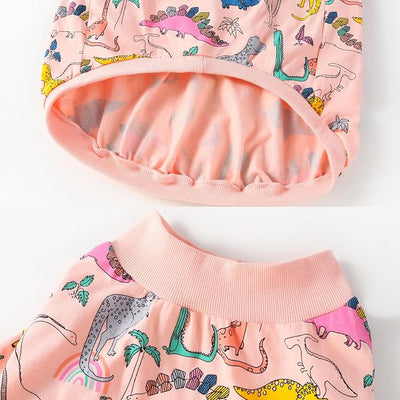 Dog T Shirts Cotton Dinosaur Pattern Prints Shirt Pajamas Pets Breathable Stretchy Clothes for Extra Large Dogs (3XL,Pink Dinosaur)