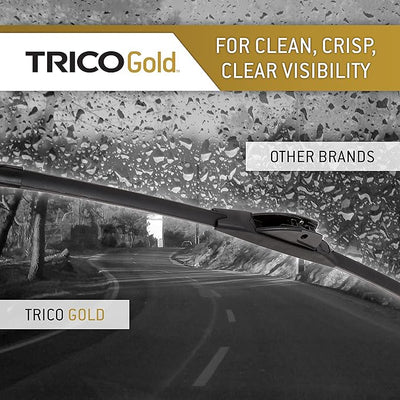 TRICO Gold™ (18-2421) 24 & 21 Inch Pack of 2 Automotive Replacement Windshield Wiper Blades for My Car Super Premium All Weather Beam Blade for Select Vehicle Models