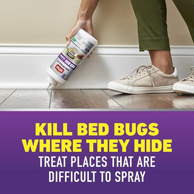 Ortho Home Defense Max Bed Bug & Flea Killer Powder - Bed Bug Killer, Apply to Cracks and Crevices for up to 8 Months of Control, 12 oz.