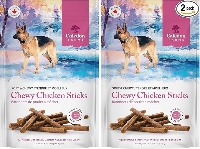 Chewy Chicken Sticks Dog Treats: 220G/7.8OZ (Pack of 2)