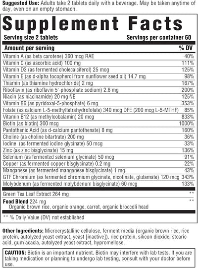 INNATE Response Formulas Womens Multivitamin 55+, Daily Multivitamin For Women 50 and Over, with Vitamin C, D3, B12, Methylfolate, Choline & Zinc, Vegetarian, Non-GMO - 120 Tablets (60 Servings)