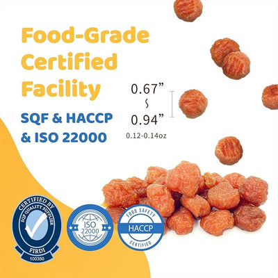 iPaw 2 Saver Combo Chicken Tots Dog Treats for Puppy Training, SQF Certified Human Grade Dog Treat, Hypoallergenic, Easy to Digest (Chicken Tots), 2 Packs