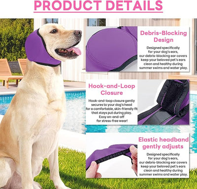 Dog Ear Muffs Noise Protection, Comfortable, Stress-Reducing Design, Perfect for Noise Reduction, Water Protection & Anxiety