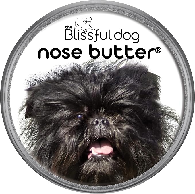 Affenpinscher Nose Butter for Dry, Cracked Skin, Lick-Safe Dog Nose Balm with Moisturizing Shea Butter, Almond, Olive, and Essential Oils, Pet Supplies, Uncented, 8 oz.