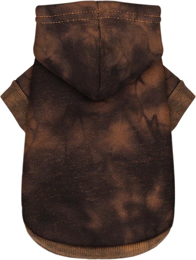 Vibrant Dog Hoodie with Convenient Leash Hole – Stylish and Cozy Sweatshirt for Small, Medium, and Large Dogs, Perfect for Walks, Casual Outings, and Everyday Comfort.Orange S
