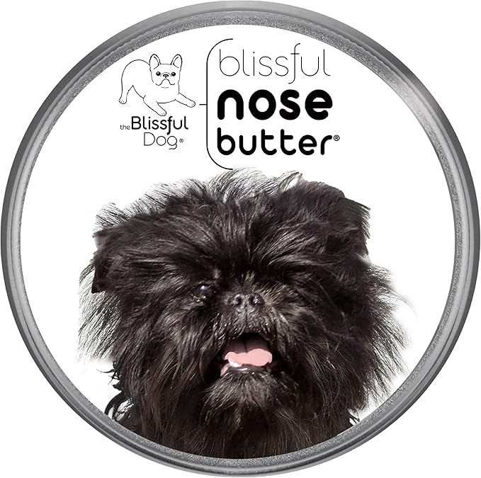 Affenpinscher Nose Butter for Dry, Cracked Skin, Lick-Safe Dog Nose Balm with Moisturizing Shea Butter, Almond, Olive, and Essential Oils, Pet Supplies, Uncented, 1 oz.