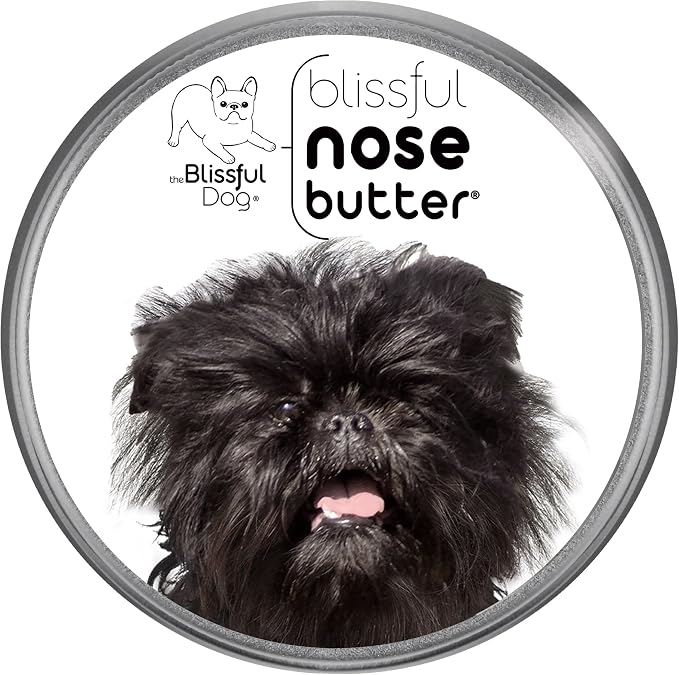 Affenpinscher Nose Butter for Dry, Cracked Skin, Lick-Safe Dog Nose Balm with Moisturizing Shea Butter, Almond, Olive, and Essential Oils, Pet Supplies, Uncented, 2 oz.