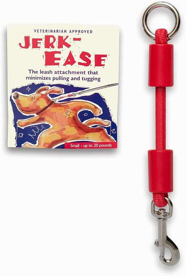 BUNGEE DOG LEASH EXTENSION – Patented Shock Absorber Attachment Protects You and Your Dogs – Works with ANY Leash & Collar or Harness – a MUST for Retractable Leashes – PICK SIZE/COLOR BELOW