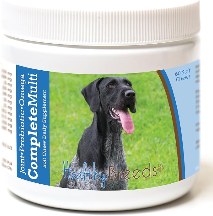 Healthy Breeds German Wirehaired Pointer All in One Multivitamin Soft Chew 60 Count