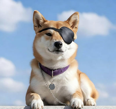 2-Pack Eye Patch for Dogs,Adjustable Dog Eye Patch,Soft and Comfortable Eyes Patches,for Medium/Large Breeds, Prevents Pawing After Injury or Vet Procedures