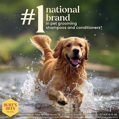 BURT'S BEES FOR PETS Tear Stain Remover for Dogs with Chamomile, 99.9% Natural Origin Formula, Gently Cleanses Eye Area and Removes Debris, Safe for Dogs and Puppies, Cruelty-Free, 4 Fl Oz - 2 Pack
