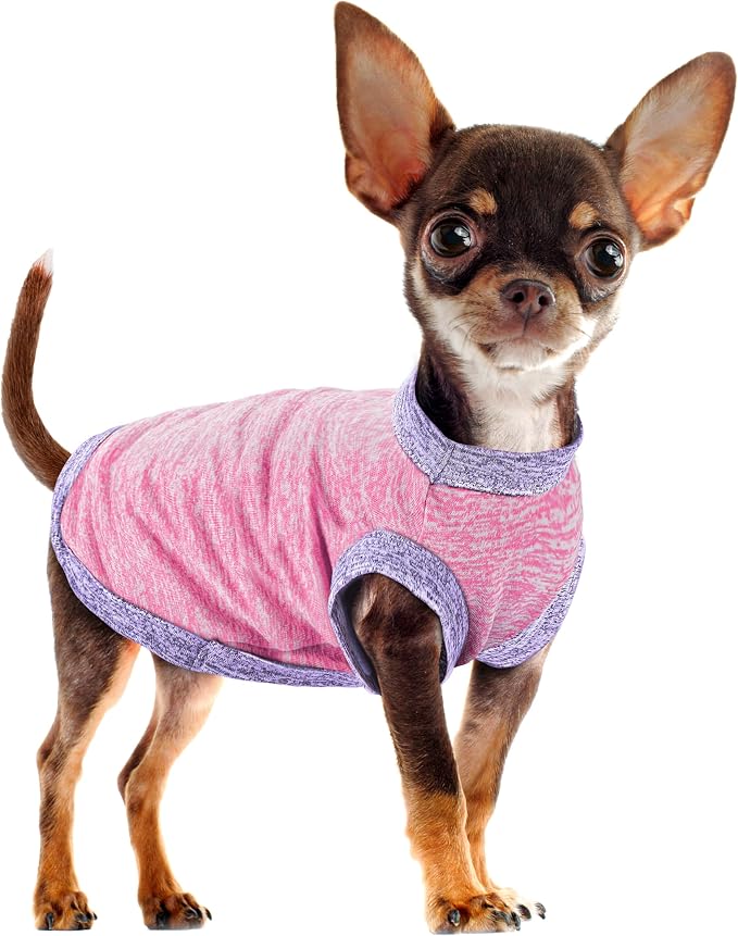 Chic Ion Polyester Dog Vest: Adorable Fashion Apparel for Small, Medium, and Large Breeds, Moisture-Wicking, Soft, Anti-Static, Durable, and Easy-to-Clean Design - Pink XL