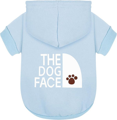 Paiaite Light Blue Chihuahua Dog Hoodie: Keep Your Pup Warm and Stylish with a 'The Dog Face' Printed Sweatshirt Pet Clothes, and Sweater Coat All in One Perfect for Winter and Cool Summer Nights! XL