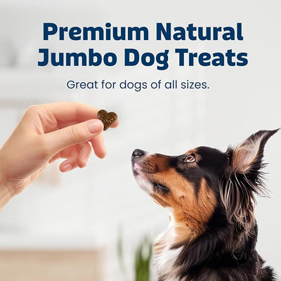 Blue Buffalo Jumbo Bits Chicken Soft & Chewy Dog Treats, Made with Real Chicken & Enhanced with DHA, Heart-Shaped Dog Treats, Made in the USA with Natural Ingredients, 11 oz.