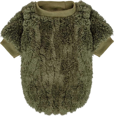 FabriCastle Dog Sweater, 3-Pack Dog Clothes & Coat, Pet Jacket for XS Small Dogs Boy or Girl, Soft and Warm Cat Sweaters Doggy Apparel Costumes Christmas (Dark Teal,Army Green,Dark Grey, X-Small)