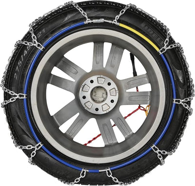 COCO BIRD Snow Chains, Thickened and Wear-Resistant High Carbon Steel Anti Slip Tire Chain for Light Truck, Pickups, and SUVs, Set of 2 (4WD-80)