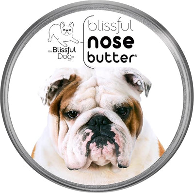 The Blissful Dog Bulldog Nose Butter, Versatile Dog Nose Balm for Dry Nose, Handcrafted Nose Moisturizer, Easy-to-Apply Dog Essentials, Unscented, 16 oz.
