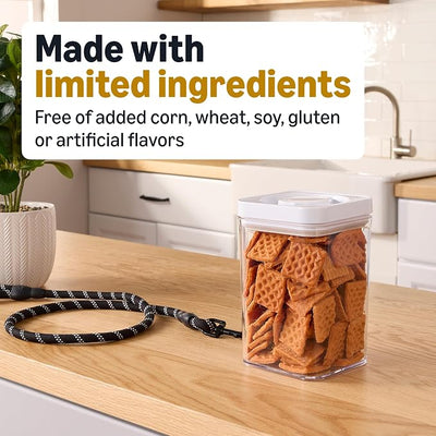 Amazon Basics Dog Treats Chicken and Waffle Bites 12oz (Previously Wag)