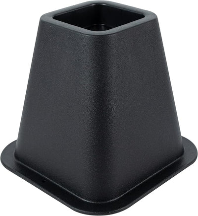 Simplify Bed Riser - Bed Lifters - Furniture Risers for Bed, Chairs, Tables - Black - Pack of 4-6 Inch Long