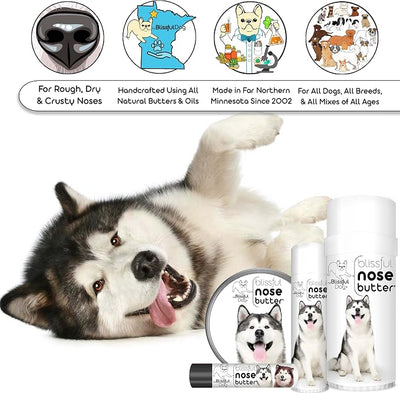 The Blissful Dog Malamute Unscented Nose Butter - Dog Nose Butter, 8 Ounce