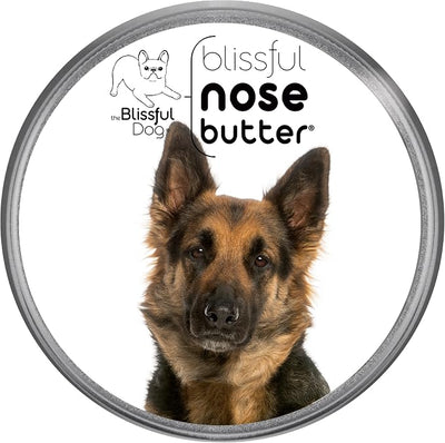 The Blissful Dog German Shepherd Nose Butter, Versatile Dog Nose Balm for Dry Nose, Handcrafted Nose Moisturizer, Easy-to-Apply Dog Essentials, Unscented, 2 oz.