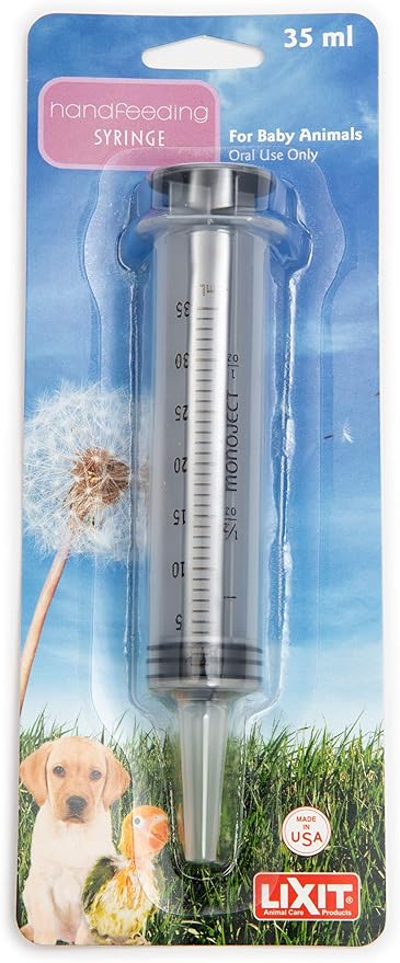 Lixit Hand Feeding Syringe, 35 ml