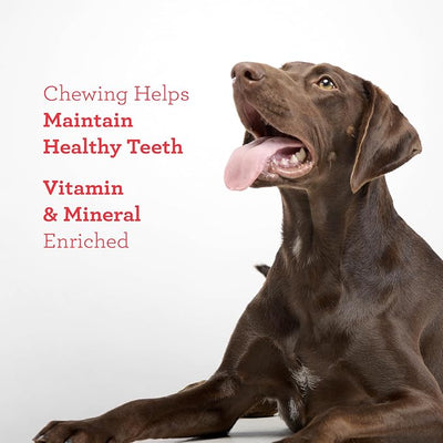 DreamBone Triple Flavor Twisties Chews for Dogs, 25 Count, Treat Your Dog to Rawhide-Free Chews Made with Real Chicken, Beef and Peanut Butter (Pack of 2)