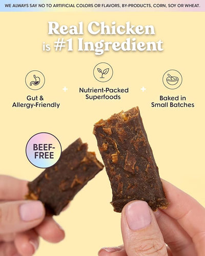 Bundle X Joy Chicken Superfood Bar Dog Treats, Poultry Free, 5 Ounces (Pack of 6)
