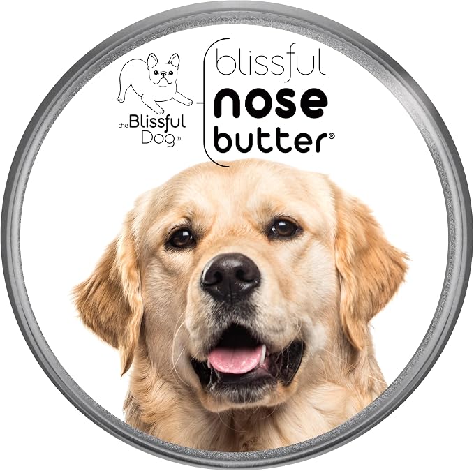 Golden Retriever Nose Butter, Versatile Dog Nose Balm for Dry Nose, Handcrafted Nose Moisturizer, Easy-to-Apply Dog Essentials, Unscented, 1 oz.