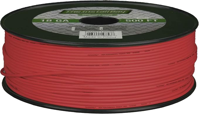 Metra Electronics Metra PWRD18500 18-Gauge Primary Wire (Red)