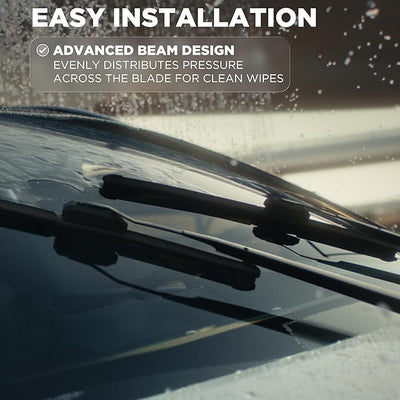 Rain-X 810363 Repellency Water Repellent Wiper Blades, 22" Windshield Wipers (Pack of 2), All Weather Streak-Free for Enhanced Visibility w/Water Repellency Formula [Amazon Exclusive]