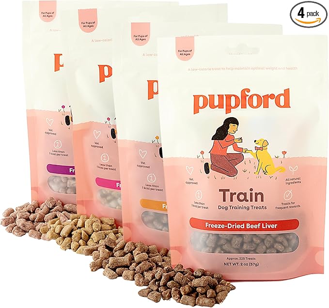 Freeze Dried Training Treats for Dogs & Puppies, 900+ Limited Ingredient Bites (Meat Bundle)