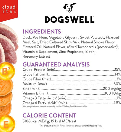 Dogswell Skin & Coat Duck Recipe Meatballs Dog Treats - 14 oz.