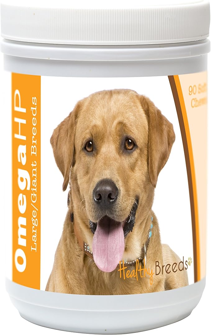 Labrador Retriever Omega HP Fatty Acid Skin and Coat Support Soft Chews 90 Count