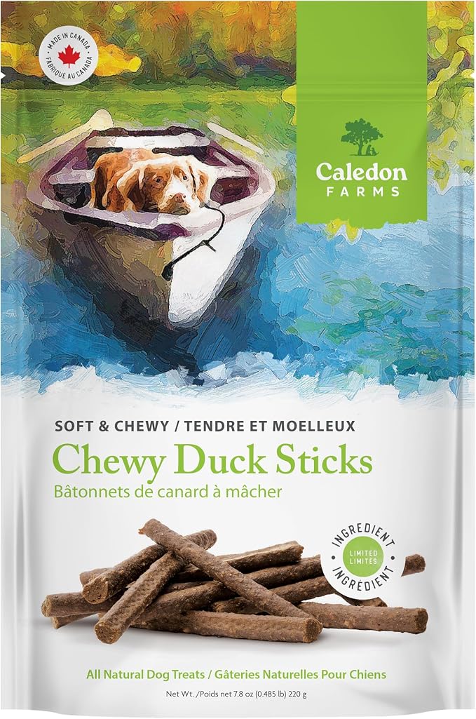 Chewy Duck Sticks Dog Treats, No Additives, Preservatives Free, 7.76 Ounces