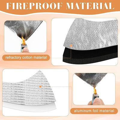 Windspeed 2P Universal Car Battery Insulation Blanket for Car Battery Cover Insulation Wrap for Cold Weather Protector with 16Ft Foil Tape, Suitable for Vehicle, Truck, RV Batteries (7x39.4 Inch)