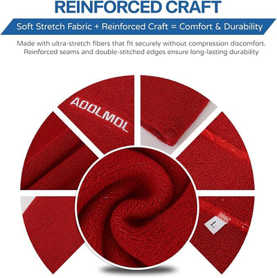 Dog & Cat Calming Hoodie – Soft Double-Layer Ear and Neck Cover for Anxiety Relief & Noise Protection, Elastic Pet Head Wrap for Grooming, Bath, Drying & Fireworks