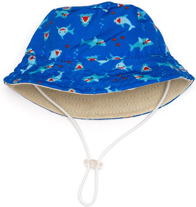 THE WORTHY DOG Buffalo Chomp Hat for Dogs – Lightweight Pet Sun Hat with Adjustable Chin Strap, Soft Brim & Bright Colors - Blue, Large