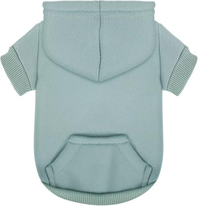 Paiaite Small Dog Hoodie Sweater: Winter Sweatshirt Pet Coat with Pockets, Hat & Leash Hole for Puppy Doggie Chihuahua, Small-Medium Dogs (Boy & Girl) – All Weather Wear Cyan 2XL