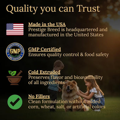 Chow Chow Multivitamins, 90 Count, Made in the USA with Real Bacon.