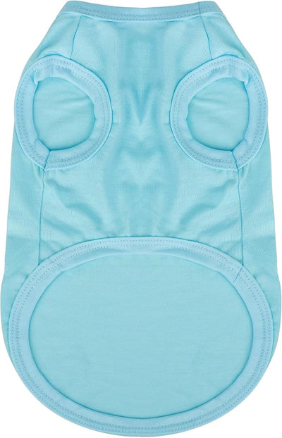 Expressive Pet Vest: Sleeveless Dog Shirt with 'I Love My Daddy' Slogan, Ideal for Chihuahuas, Poodles, Yorkies, and More Adorable Design, Ultimate Comfort, Easy Maintenance! Light Blue Medium