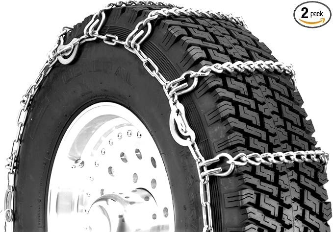 SCC QG2229CAM Quik Grip Light Truck CAM LSH Tire Traction Chain - Set of 2