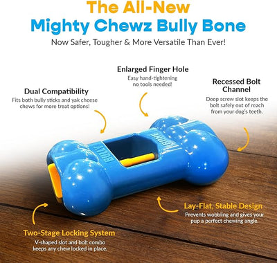 Yak Chew Holder Pack, Small (4 Pieces) - Includes Yak Cheese Holder for Safe, Secure and Smarter Chewing. Also a Bully Stick Holder Too!