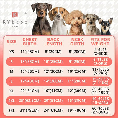 KYEESE Christmas Dog Pajamas Santa Claus Turtleneck Dog Pjs for Small Dogs Holiday Pet Onesie Soft Velvet 4 Legs Cozy Pet Sleepwear Warm Doggie Christmas Outfit, Medium