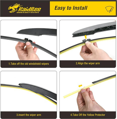 Rear Wiper Blade,11" Back Windshield Wiper Blades Replacement for Ford Explorer 2020-2010 EcoSport 2020-2018 Fiesta 2019-2017 Focus 2018 BMW X3 2020-2018 Volvo V40 2019-2014 Rear Wiper